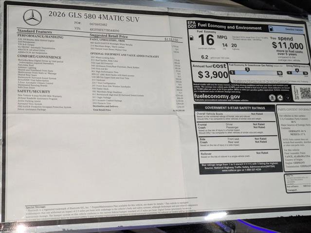 New 2026 Mercedes-Benz GLS 580 4MATIC image 20