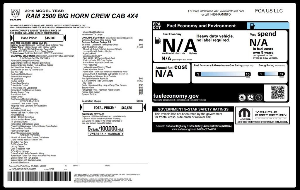 Used 2019 RAM 2500 Big Horn AWD/4WD image 4