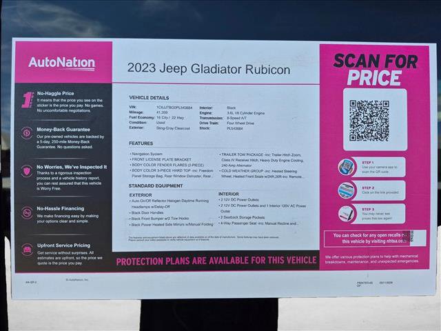 Used 2023 Jeep Gladiator Rubicon w/ Cold Weather Group AWD/4WD image 22
