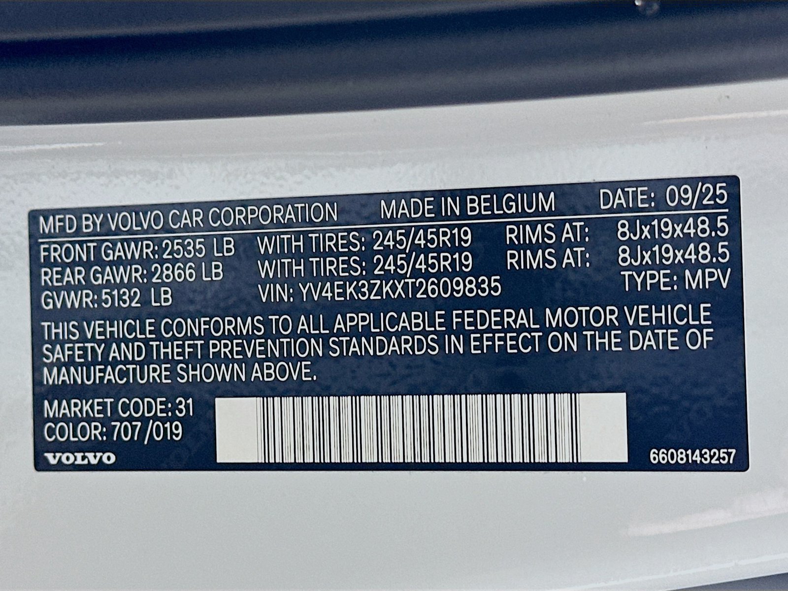 New 2026 Volvo EX30 Plus w/ Protection Package Premier AWD/4WD image 48