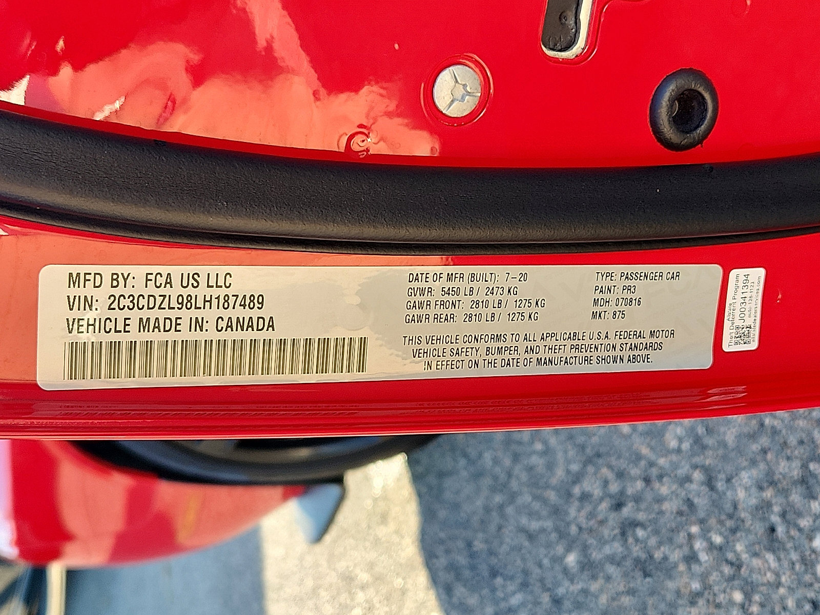 Used 2020 Dodge Challenger SRT Hellcat Redeye image 25