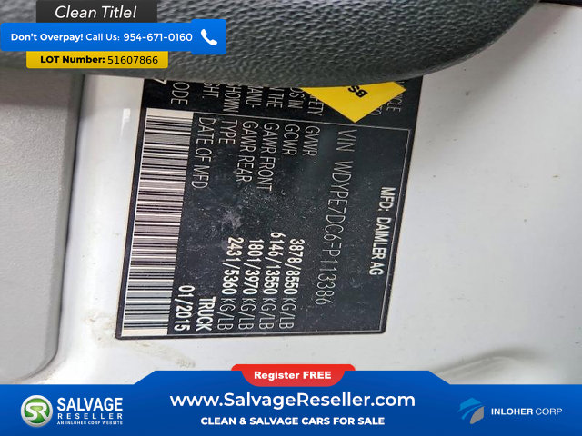 Used 2015 Freightliner Sprinter 2500 RWD image 16