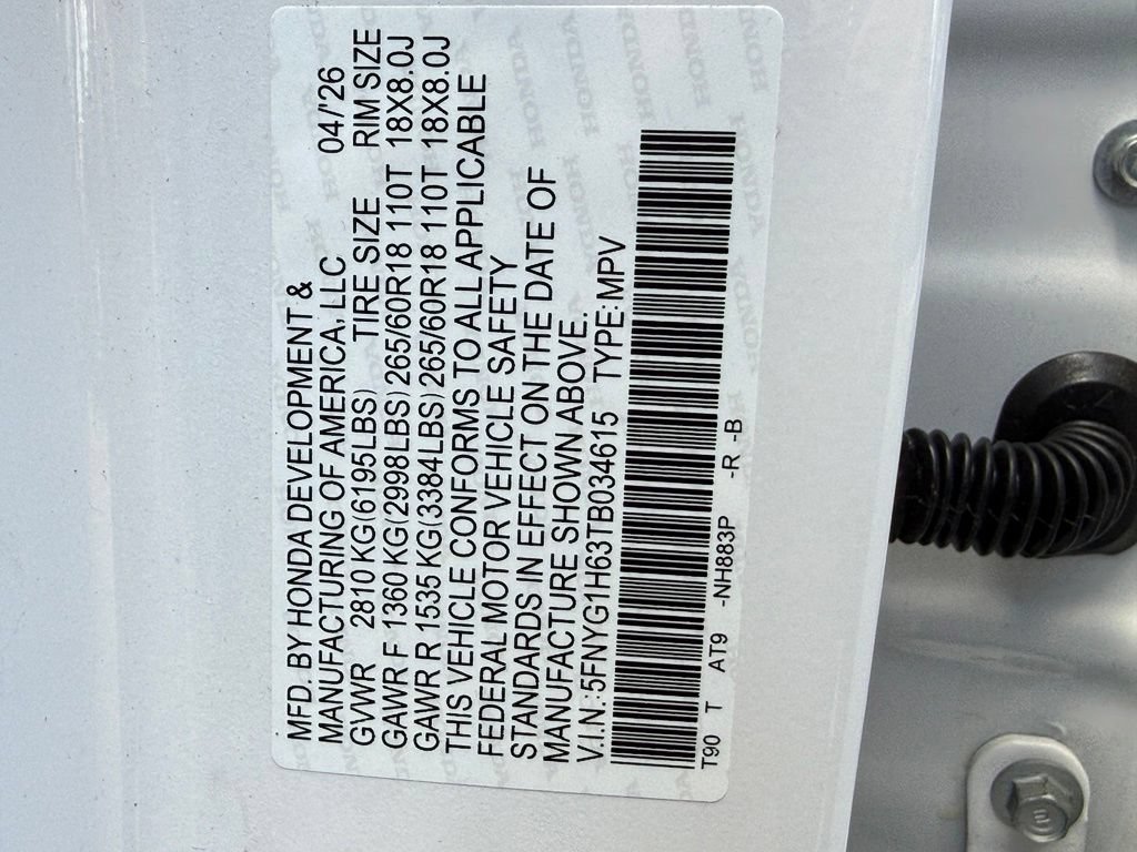 Certified 2026 Honda Pilot TrailSport image 32