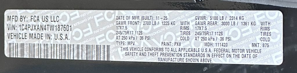 New 2026 Jeep Wrangler Sport image 49