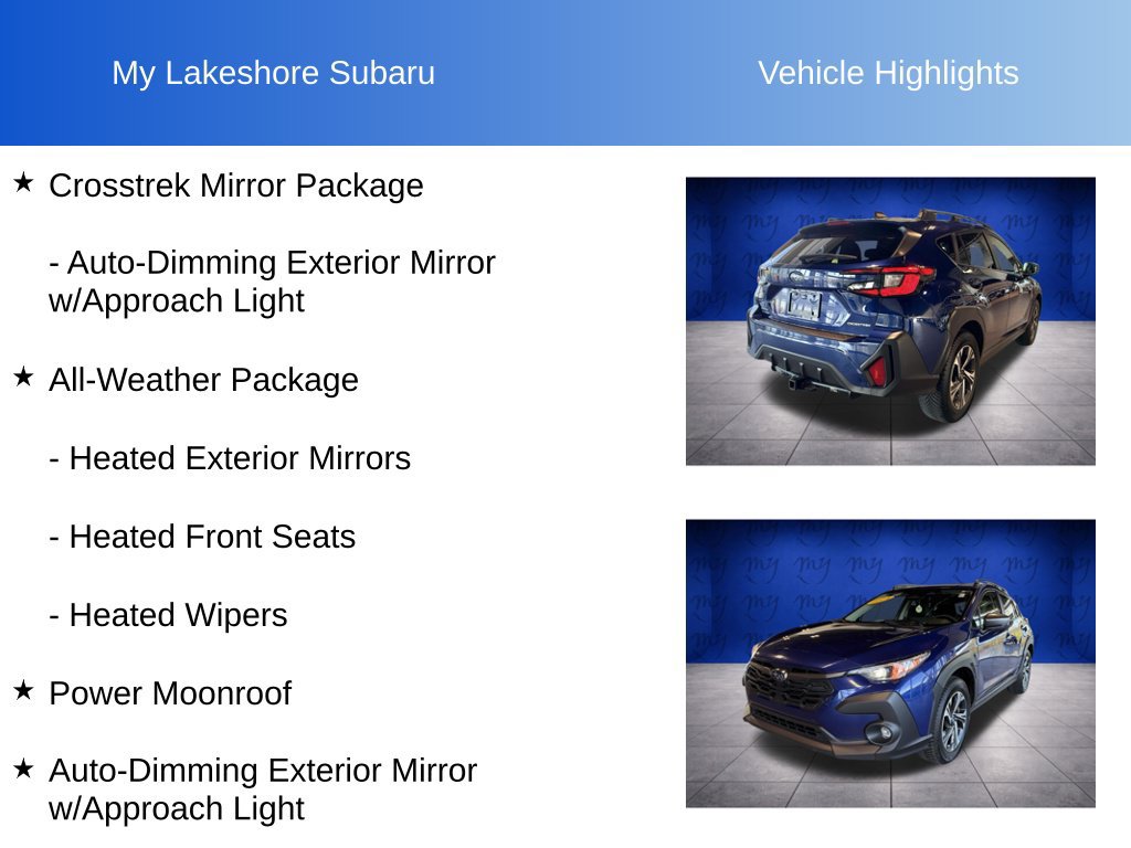 Used 2024 Subaru Crosstrek 2.0i Premium AWD/4WD image 12