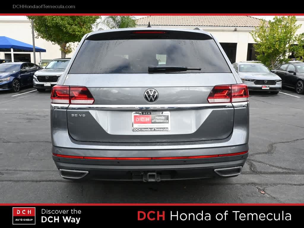 Used 2021 Volkswagen Atlas SE w/ Panoramic Sunroof Package FWD image 6