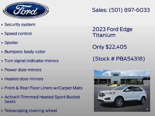 Certified 2023 Ford Edge Titanium AWD/4WD image 32