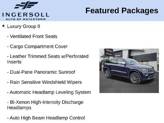 Used 2017 Jeep Grand Cherokee Limited w/ Luxury Group II AWD/4WD image 15