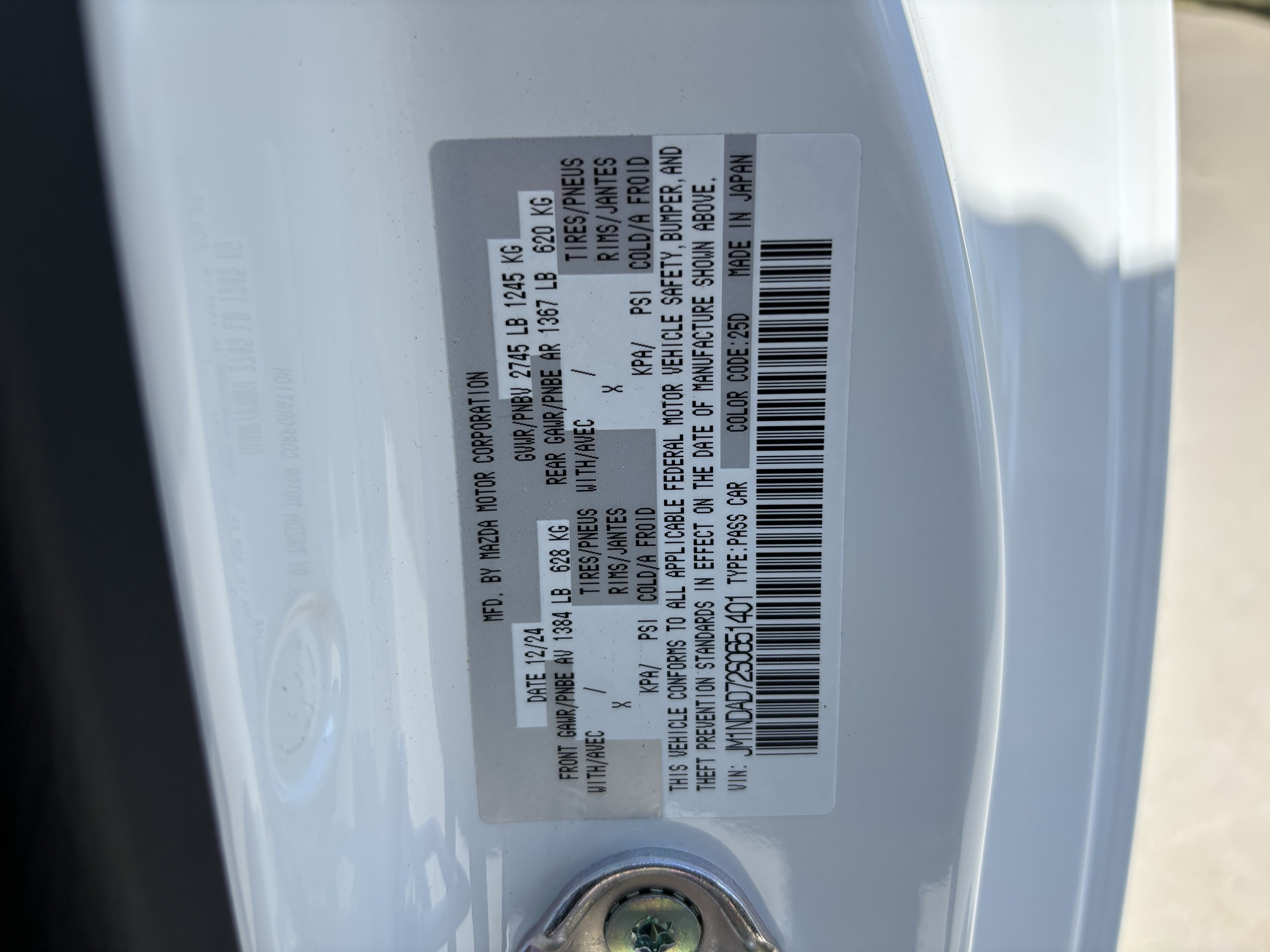 Used 2025 MAZDA MX-5 Miata Grand Touring RWD image 35