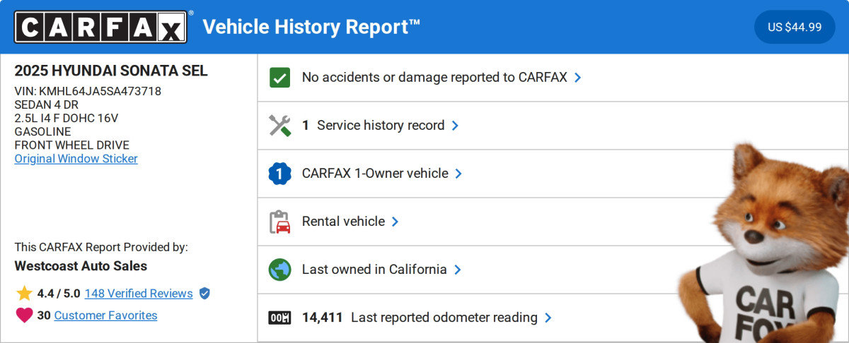 Used 2025 Hyundai Sonata SEL image 10