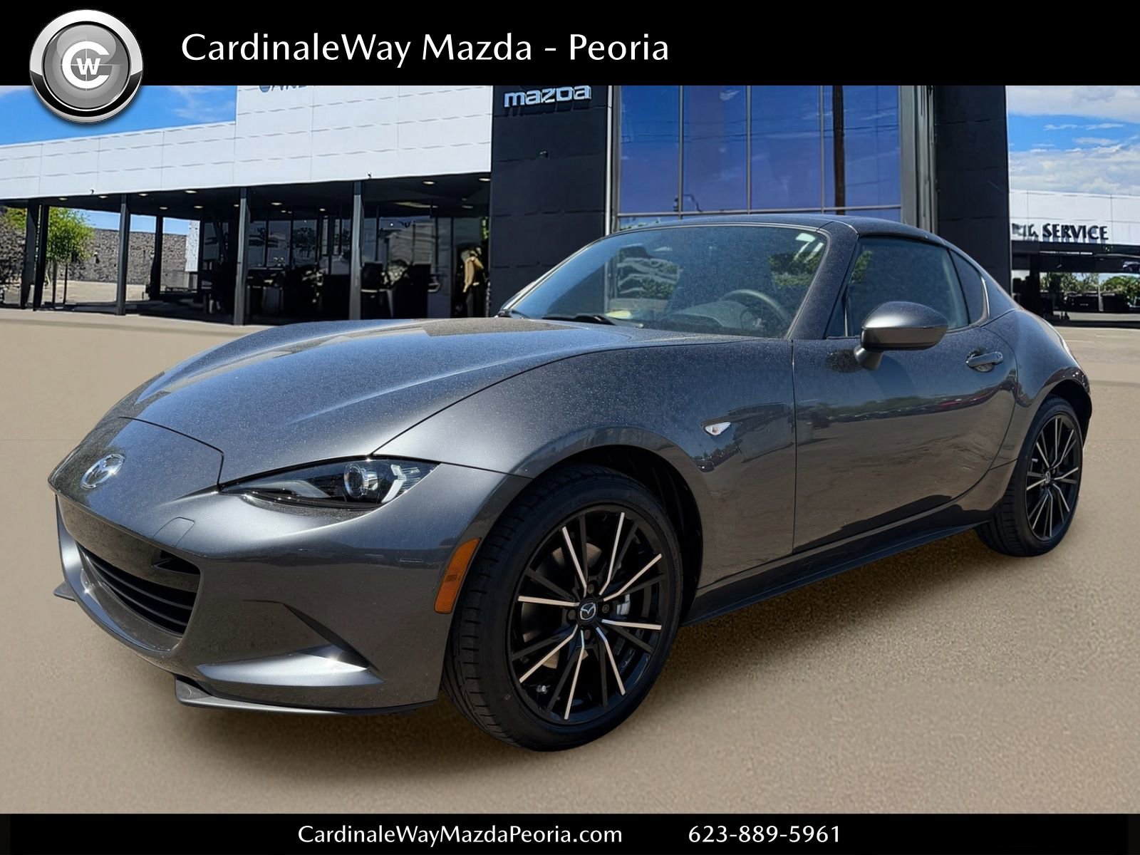 New 2026 MAZDA MX-5 Miata RF Grand Touring w/ Weather Package RWD image 1