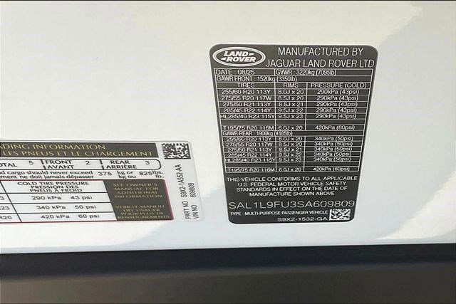 New 2025 Land Rover Range Rover Sport Dynamic SE image 8