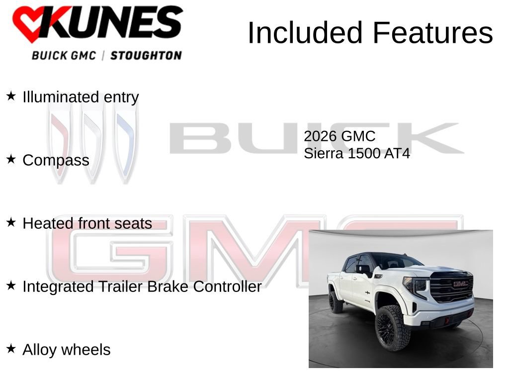 New 2026 GMC Sierra 1500 AT4 w/ Technology Package AWD/4WD image 3