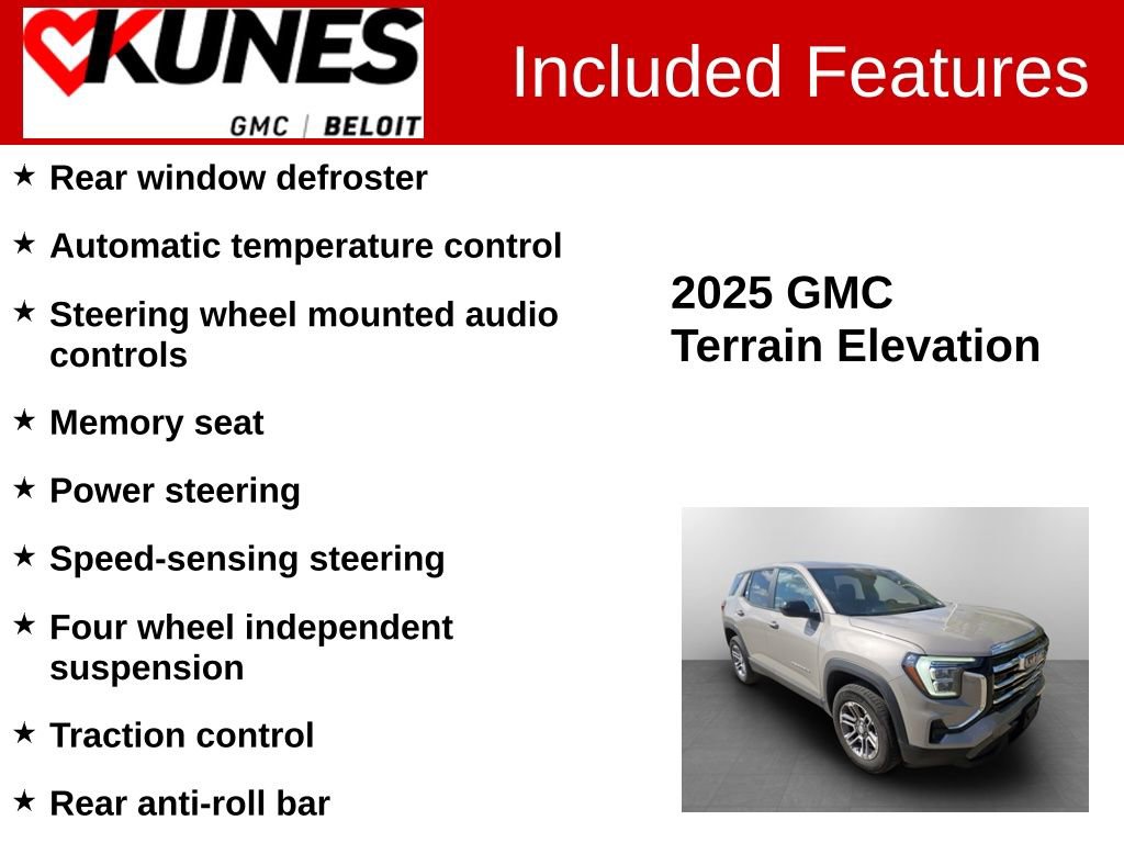 Used 2025 GMC Terrain Elevation AWD/4WD image 3