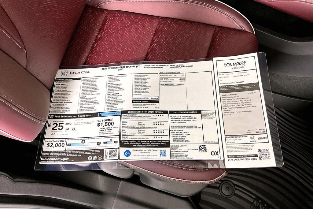 New 2026 Buick Envision Sport Touring AWD/4WD image 14