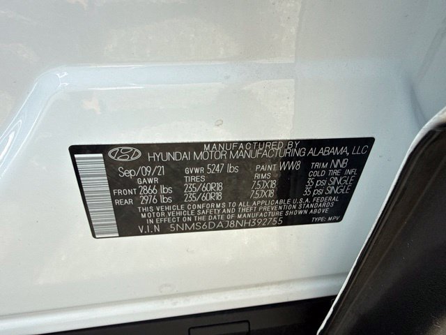Used 2022 Hyundai Santa Fe XRT AWD/4WD image 30