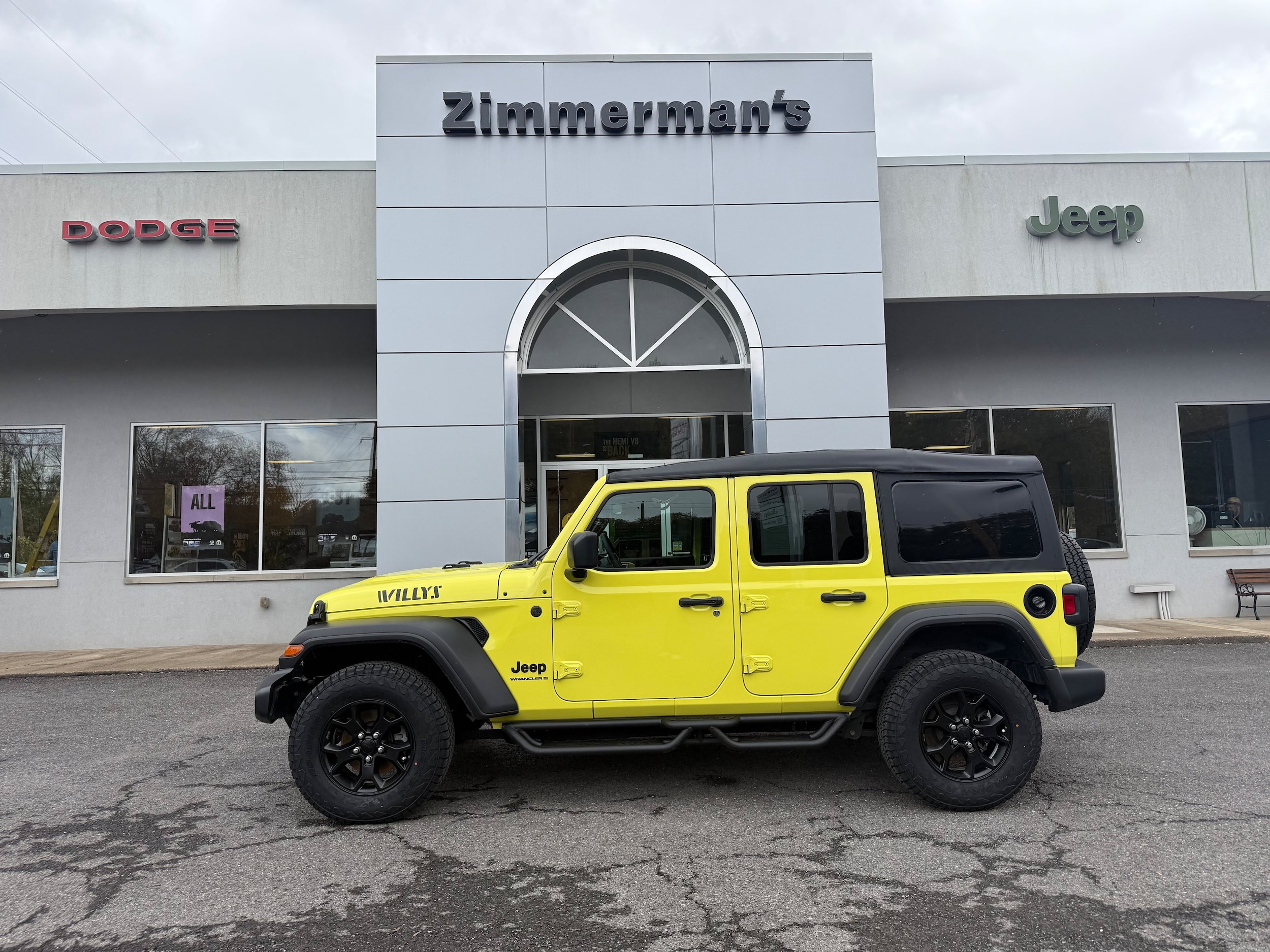 Certified 2023 Jeep Wrangler Unlimited Sport AWD/4WD image 1