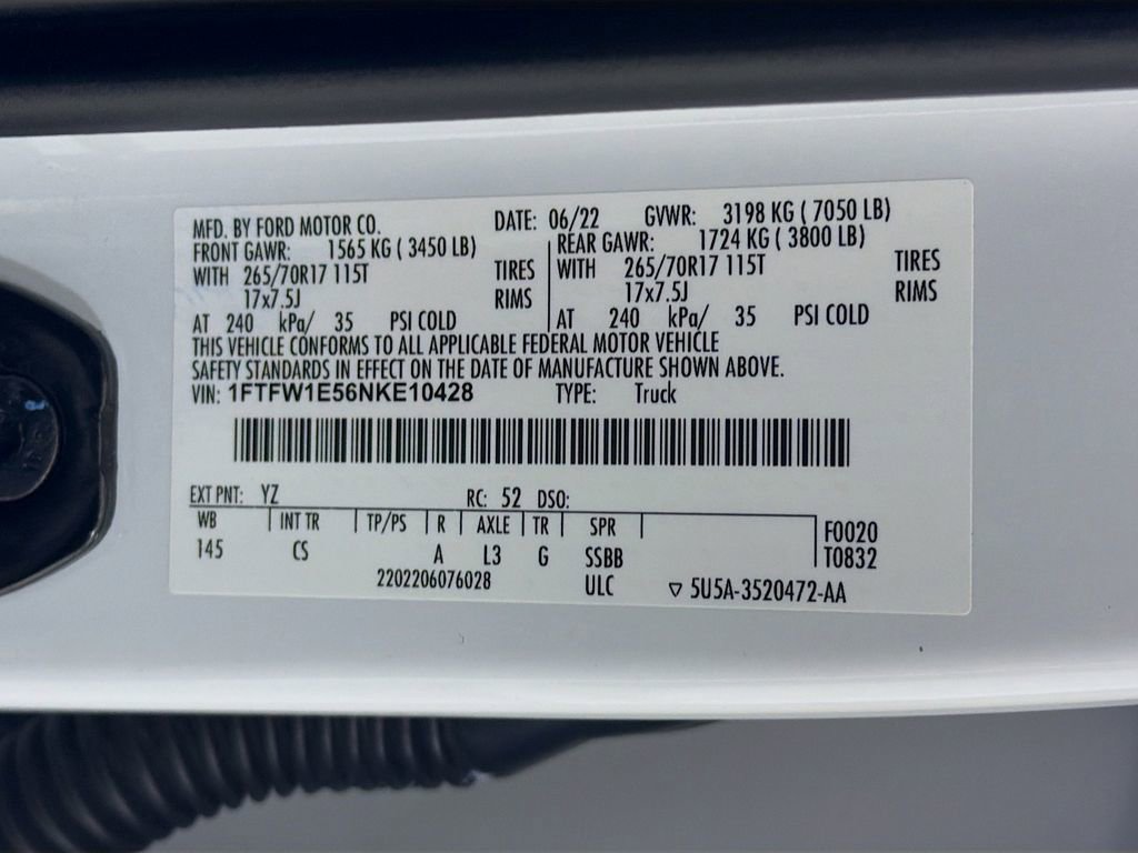 Used 2022 Ford F150 XL w/ Equipment Group 101A High image 31