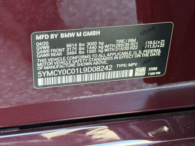 Used 2020 BMW X6 M Competition w/ Executive Package AWD/4WD image 32