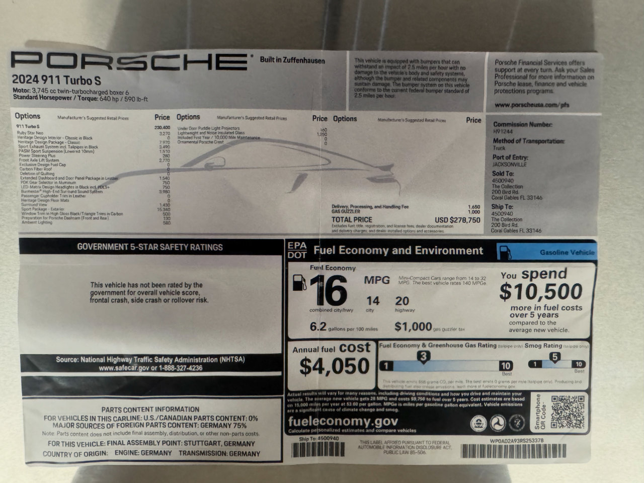 Used 2024 Porsche 911 Turbo image 3