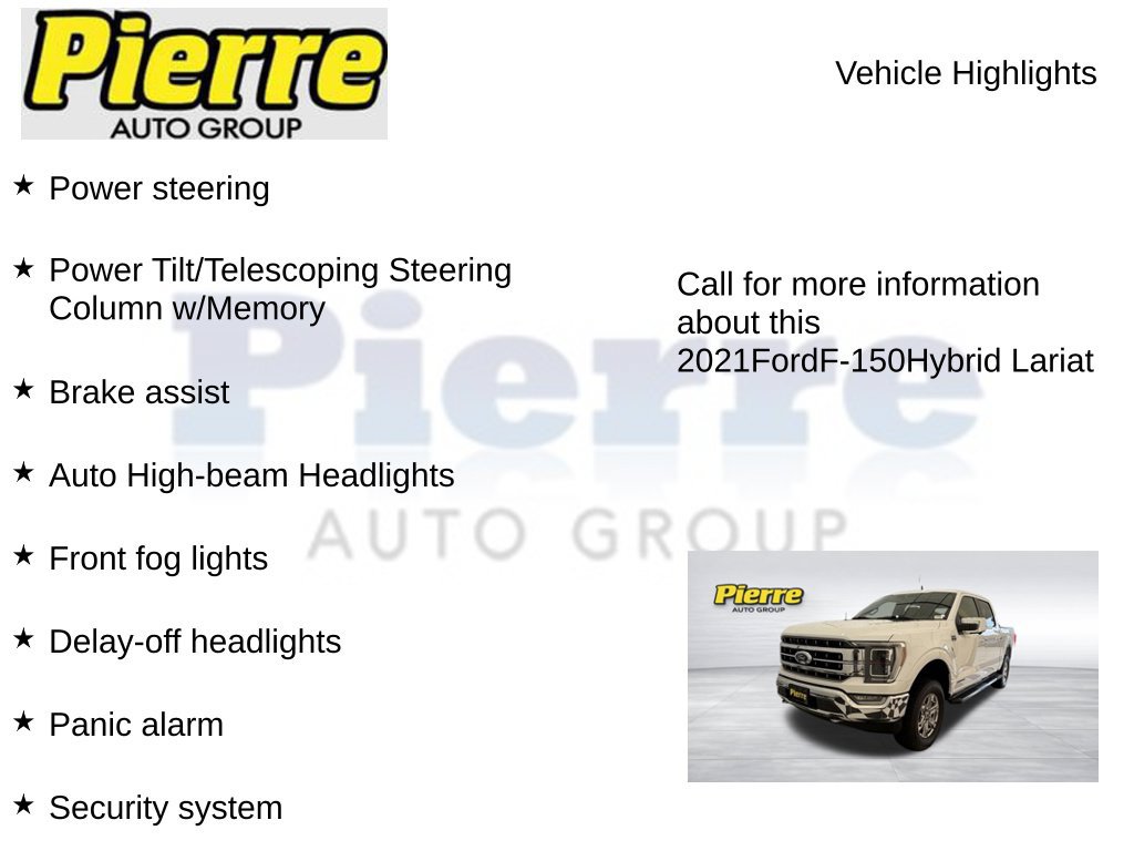 Used 2021 Ford F150 Lariat w/ Equipment Group 502A High AWD/4WD image 24