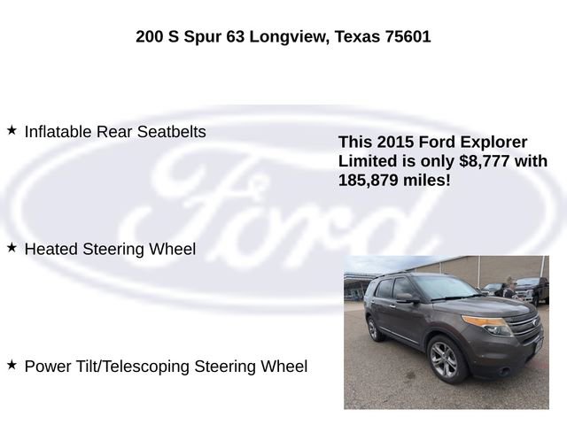 Used 2015 Ford Explorer Limited w/ Equipment Group 302A image 28