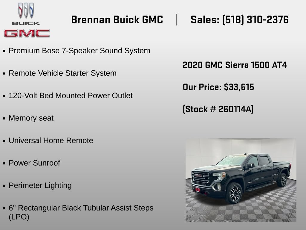 Certified 2020 GMC Sierra 1500 AT4 w/ AT4 Premium Package AWD/4WD image 18