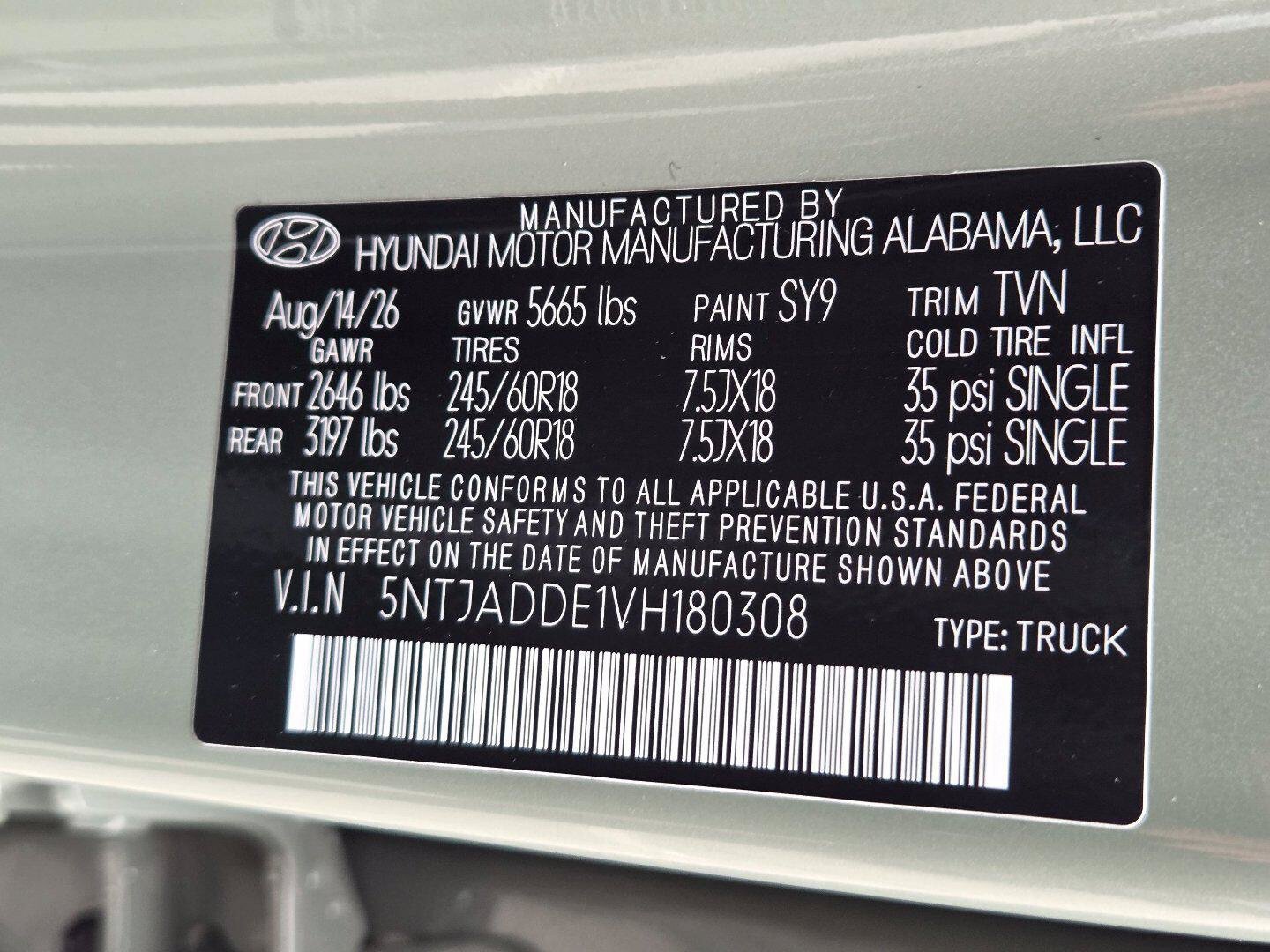 New 2027 Hyundai Santa Cruz SE AWD/4WD image 46