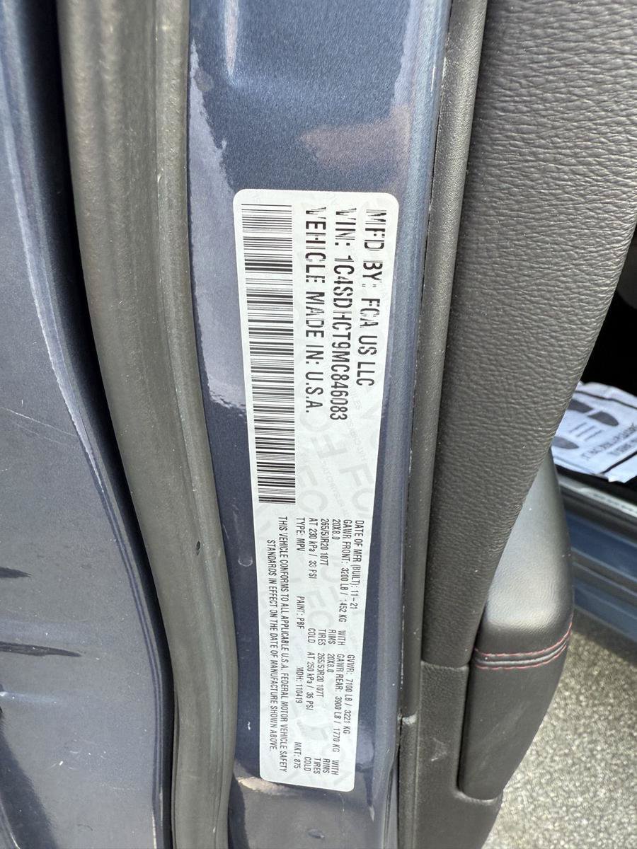 Used 2021 Dodge Durango R/T w/ Blacktop Package RWD image 31