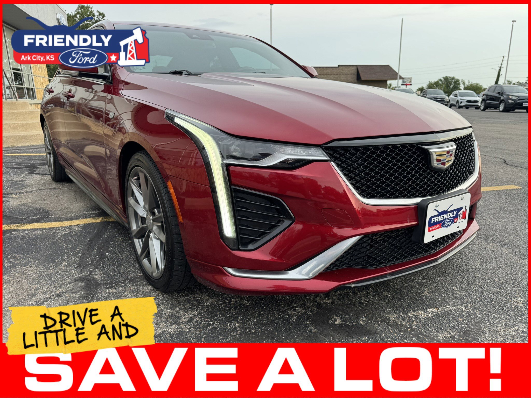 Used 2021 Cadillac CT4 Sport w/ Driver Awareness Plus Package RWD image 7