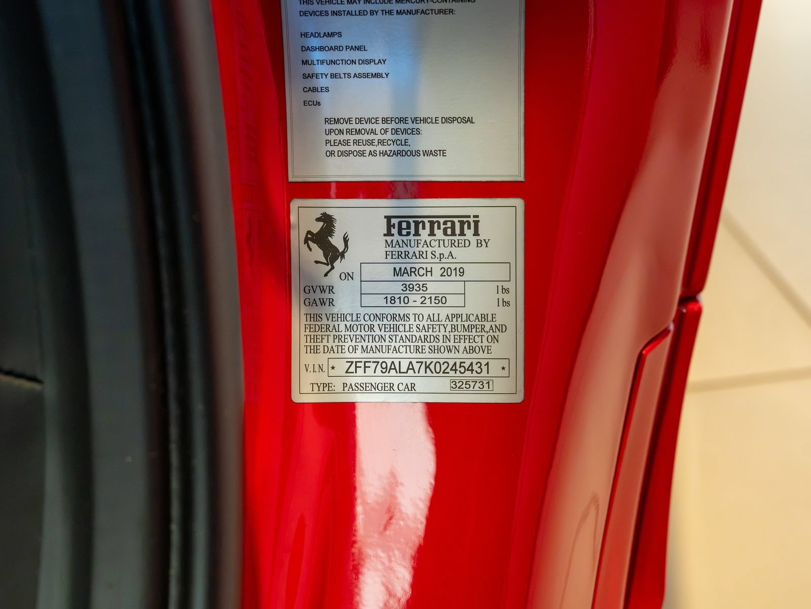 Used 2019 Ferrari 488 GTB RWD image 26