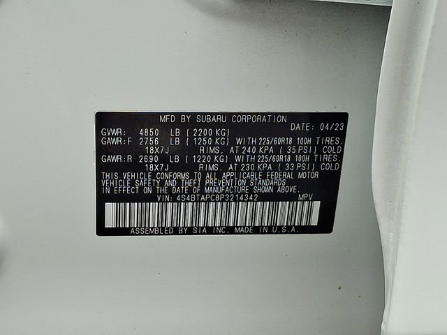 Used 2023 Subaru Outback Touring w/ Tech Package 3 AWD/4WD image 32