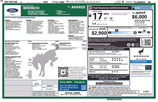 New 2026 Ford Bronco Badlands w/ Sasquatch Package image 29