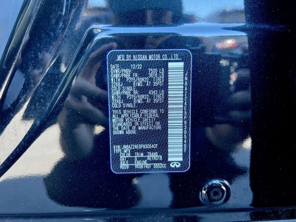 Used 2023 INFINITI QX80 Premium Select w/ Cargo Package AWD/4WD image 28