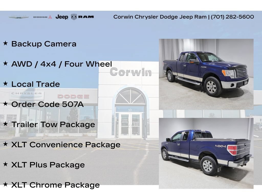 Used 2012 Ford F150 XLT w/ XLT Chrome Pkg AWD/4WD image 8