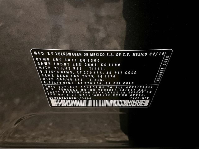 Used 2019 Volkswagen Tiguan SEL Premium R-Line AWD/4WD image 33