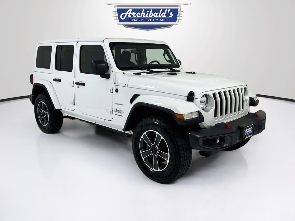 Used 2023 Jeep Wrangler Unlimited Sahara w/ Cold Weather Group AWD/4WD 360° Tour
