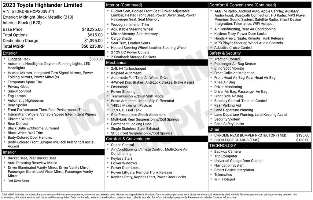 Used 2023 Toyota Highlander Limited image 19