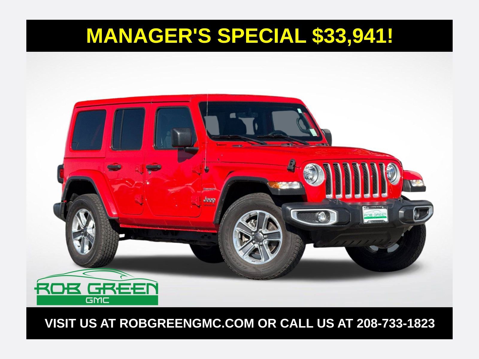 Used 2023 Jeep Wrangler Sahara w/ Cold Weather Group