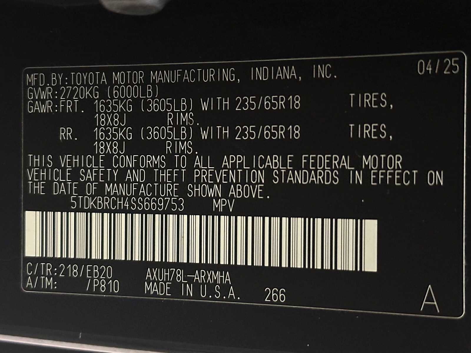 Certified 2025 Toyota Highlander XLE image 32