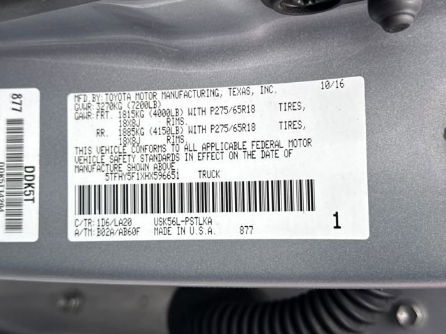 Used 2017 Toyota Tundra Limited image 25