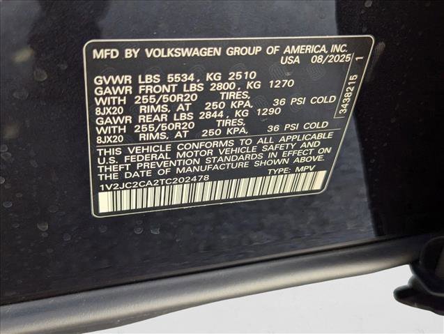 New 2026 Volkswagen Atlas Cross Sport SE image 16