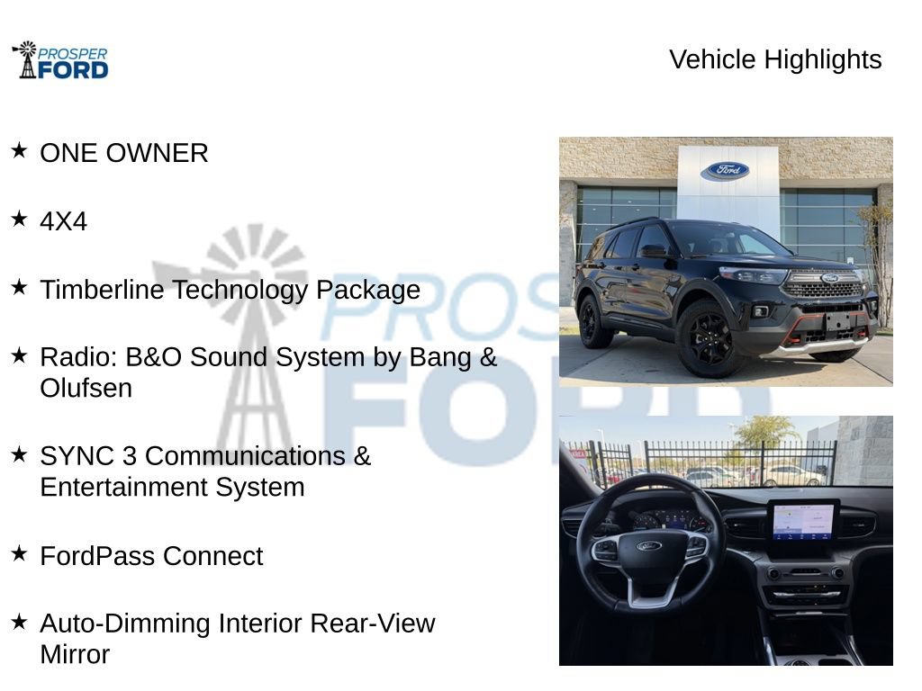 Used 2022 Ford Explorer Timberline w/ Timberline Technology Package AWD/4WD image 5