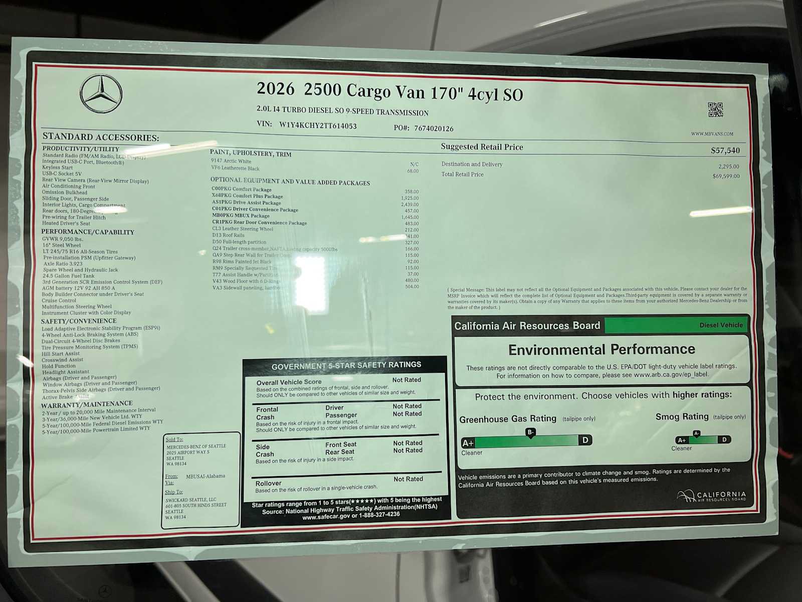 Used 2026 Mercedes-Benz Sprinter 2500 image 33