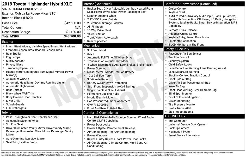 Used 2019 Toyota Highlander XLE image 11