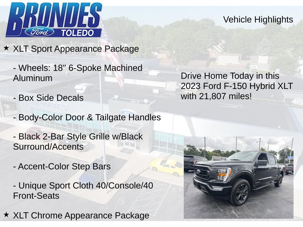 Used 2023 Ford F150 XLT w/ Equipment Group 302A High AWD/4WD image 22