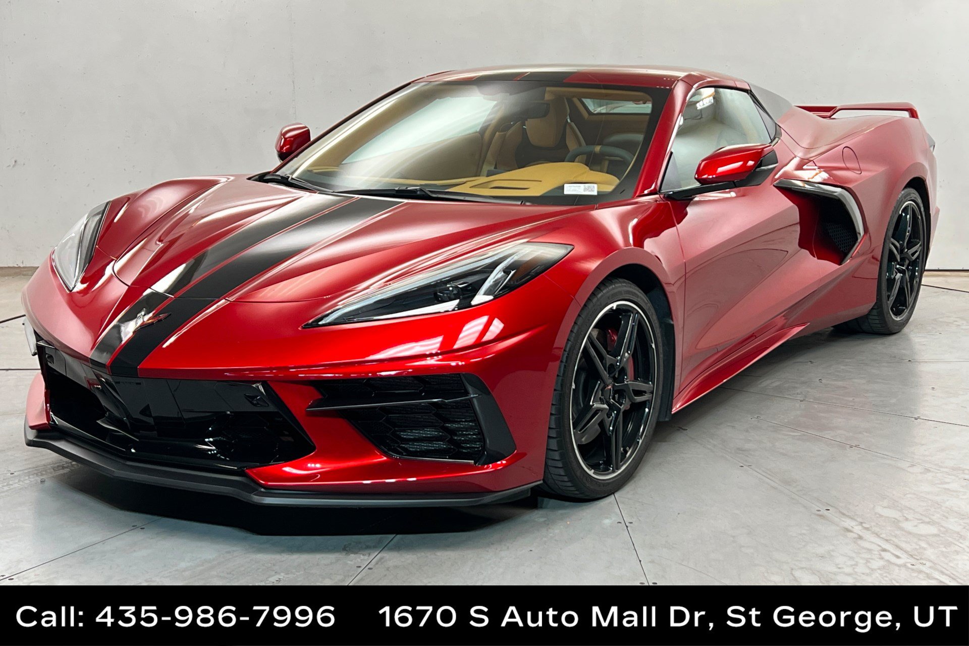 Used 2021 Chevrolet Corvette Stingray Premium Conv w/ Z51 Performance Package RWD image 1