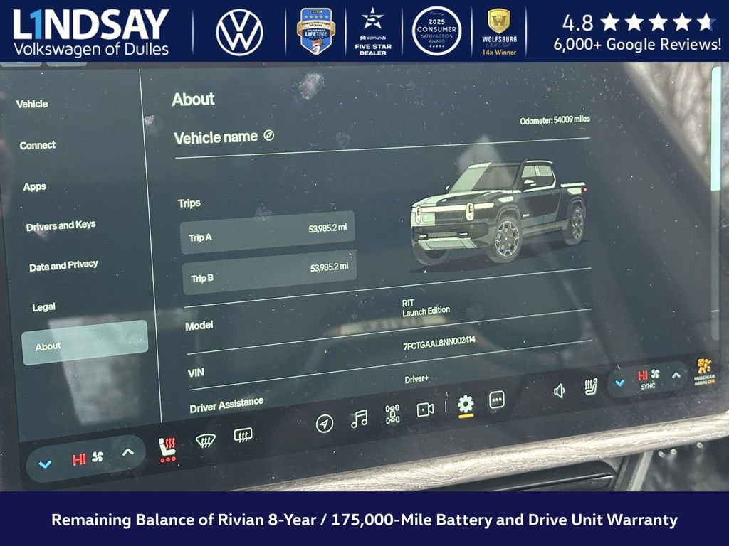 Used 2022 Rivian R1T Launch Edition image 22