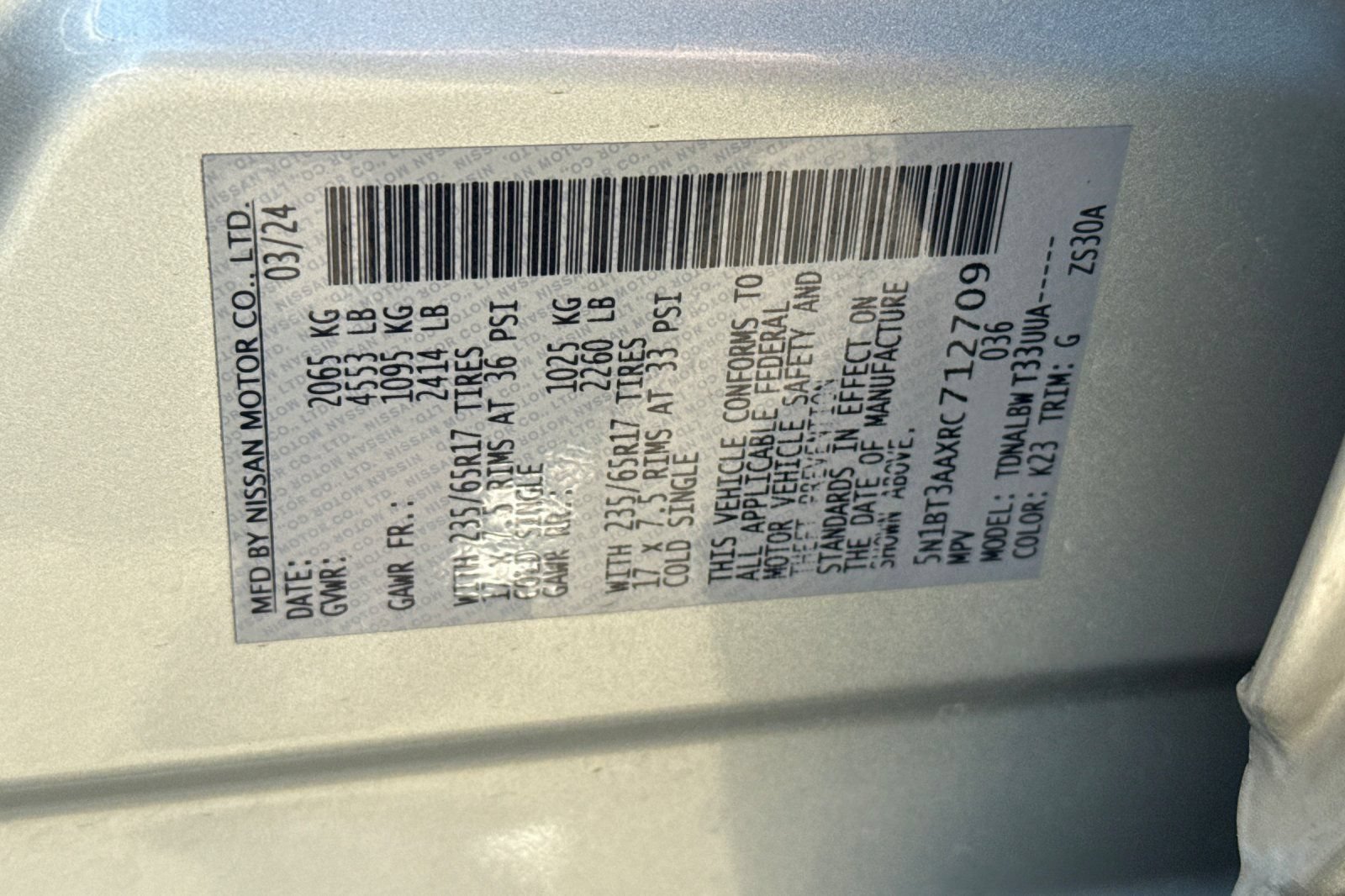Used 2024 Nissan Rogue S FWD image 35