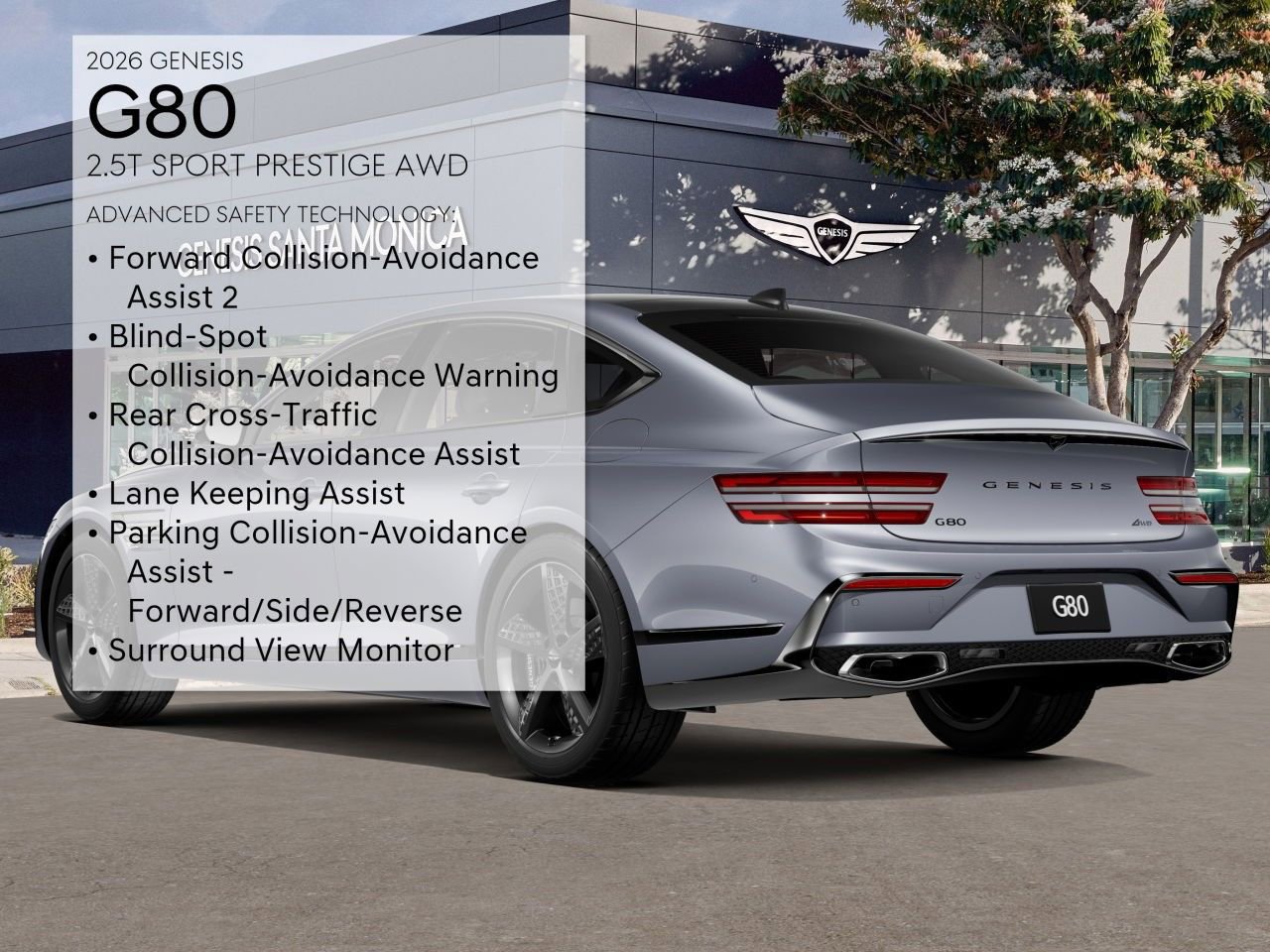 New 2026 Genesis G80 2.5T Sport Prestige image 8